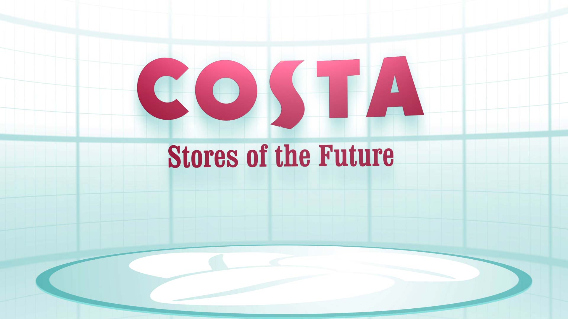 Costa Coffee 3D graphics